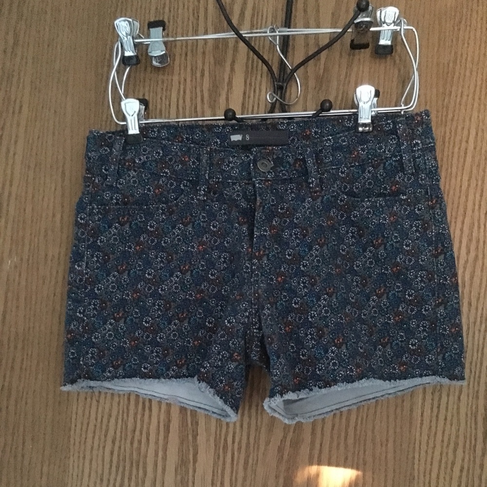 Levi’s Floral Jean Shorts